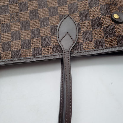 Louis Vuitton Neverfull MM Damier Ebene 2019 Size 31x16x28