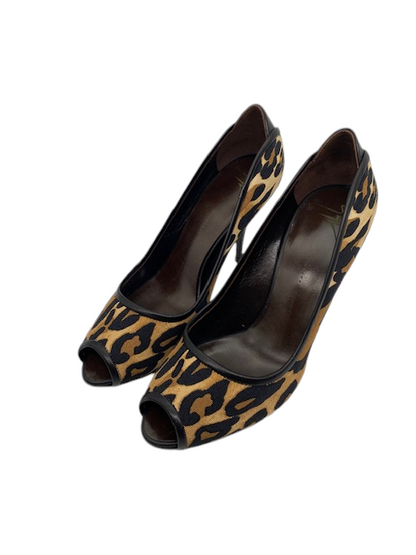 Giuseppe Zanotti Heels Leopard Black Size 38/25 Dari Ujung