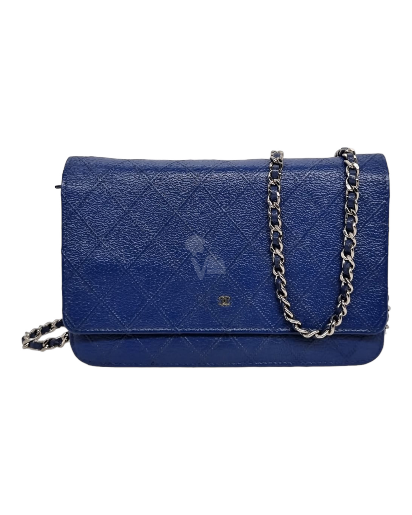 Chanel WOC Blue SHW #17 Size 19x14