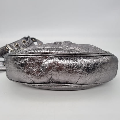 Balenciaga Le Cagole XS Silver Metallic SHW #R 2022