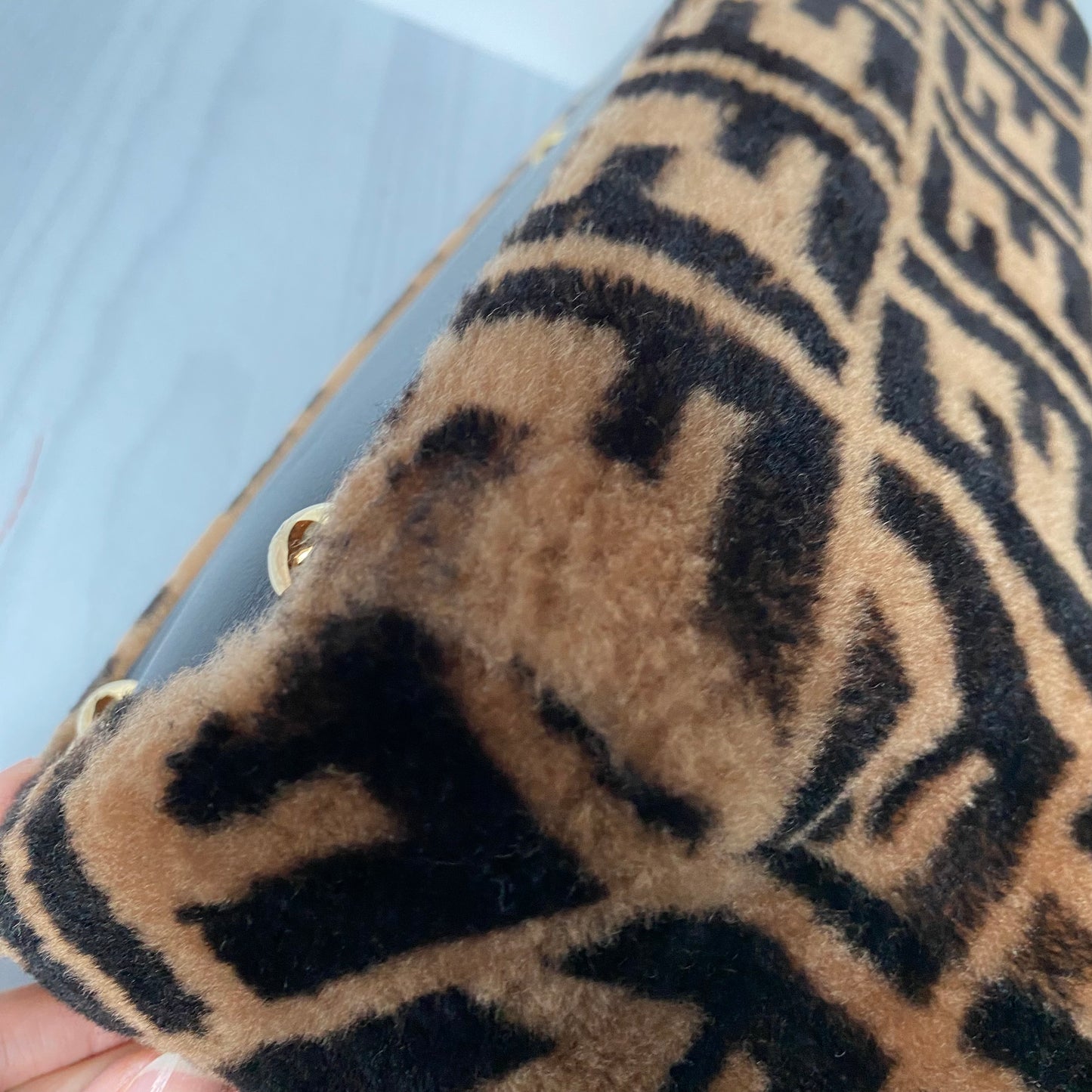 Fendi Peekaboo Regular Montone Macro 2019