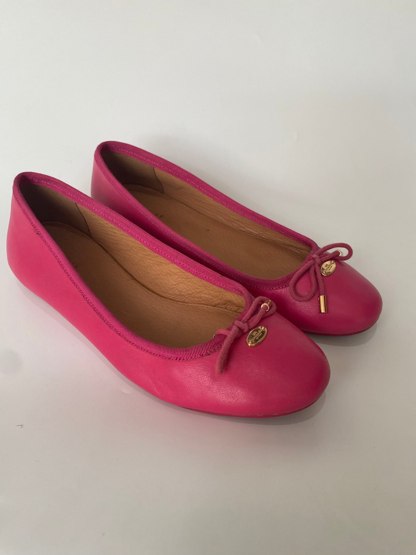 Coach Flat Shoes Fuchsia