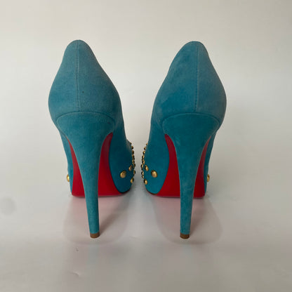 Christian Louboutin Heels Blue Mint