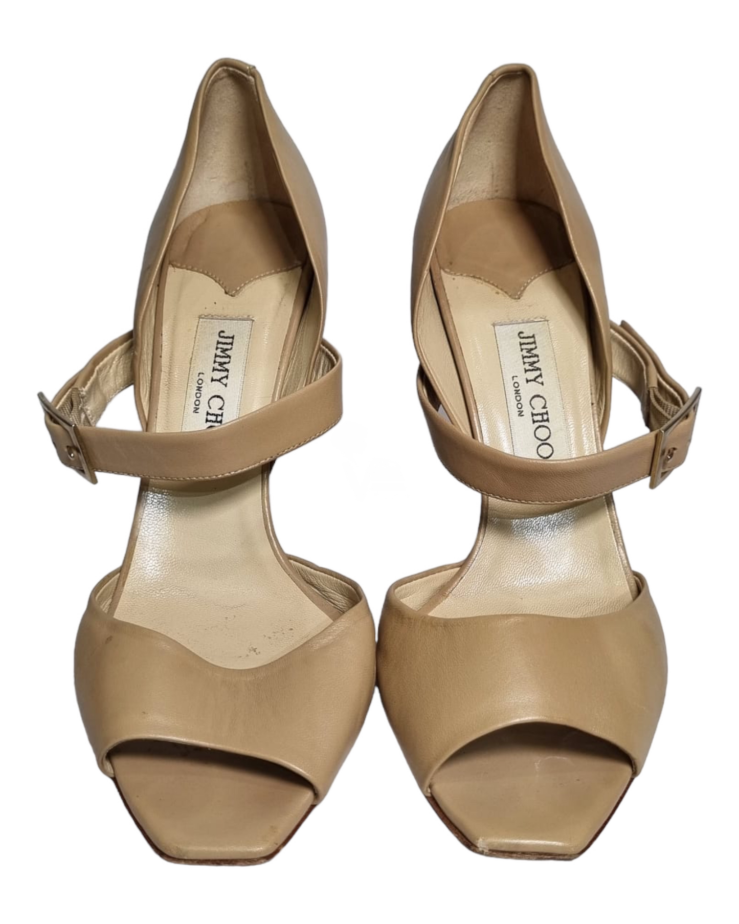 Jimmy Choo SLing Back Heels Beige 38,5/25,5