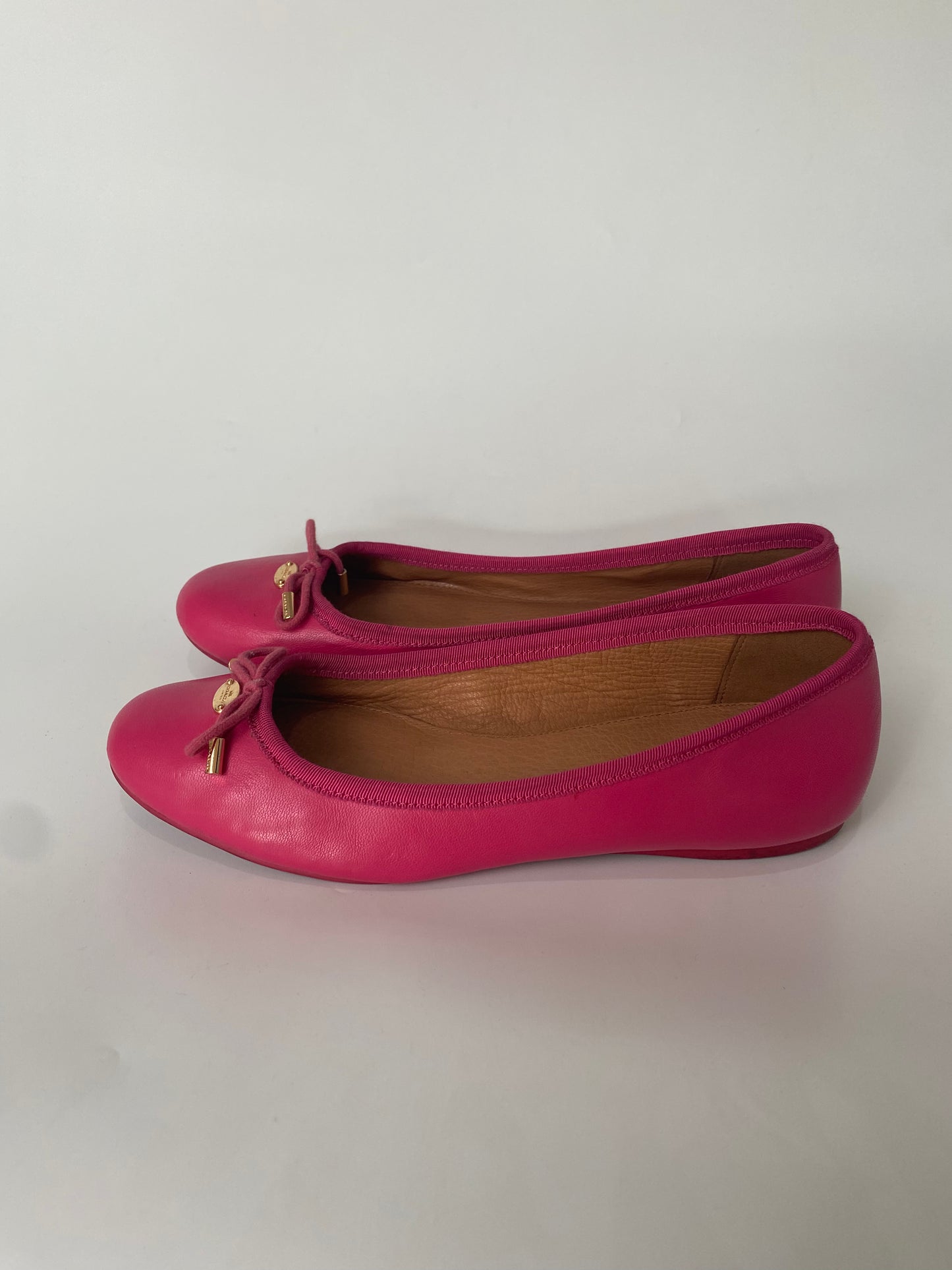 Coach Flat Shoes Fuchsia