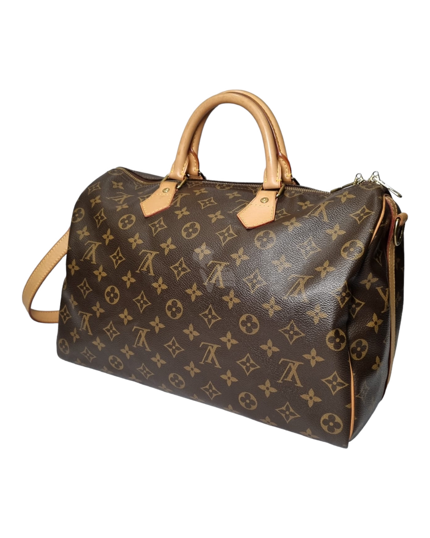 Louis Vuitton Speedy Bandou 35 Monogram Canvas 2012