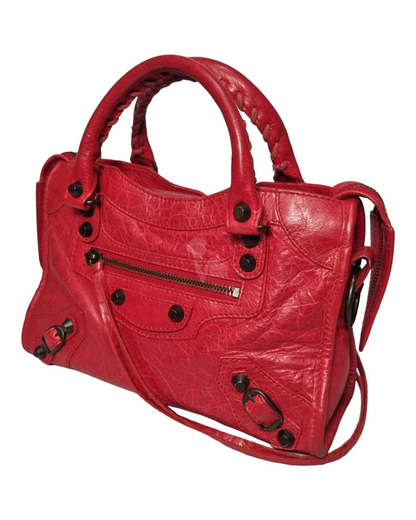 Balenciaga Mini City Red RHW #I 2013