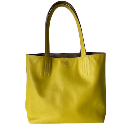 Hermes Sens Etoupe Lime Clemence Leather #O 2011