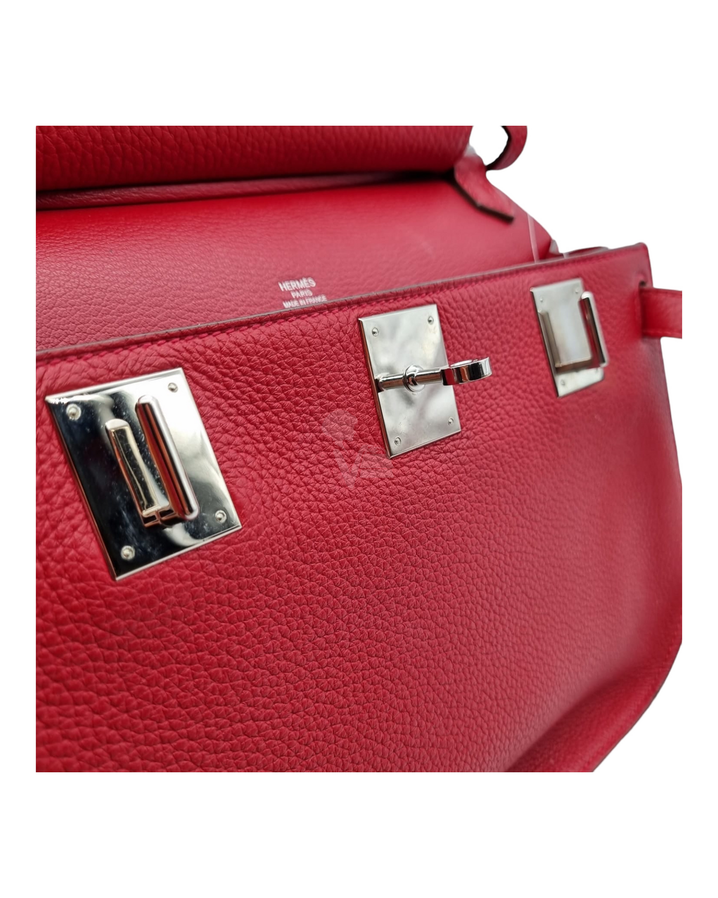 Hermes Jypsiere 28 Rouge Piment Clemence #P 2012 Size 28x12x23