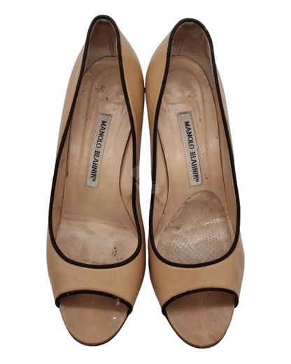 Manolo Blahnik Heels Beige Size 38,5/25