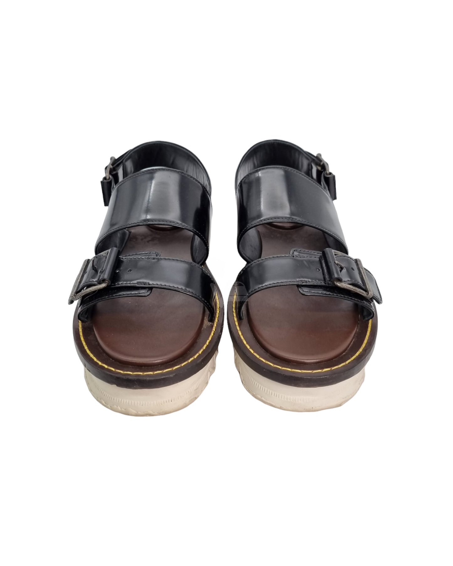 Marni Sandal Strap Black Brown Size 40/28,5