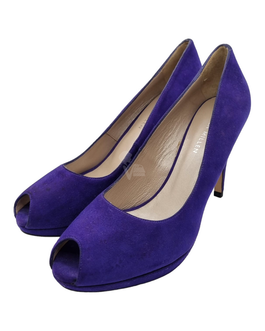 Karren Millen Heels Blue Suede Size 39/25