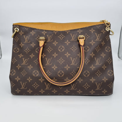 Louis Vitton Pallas Monogram Safran 2013 Size 34x13x26