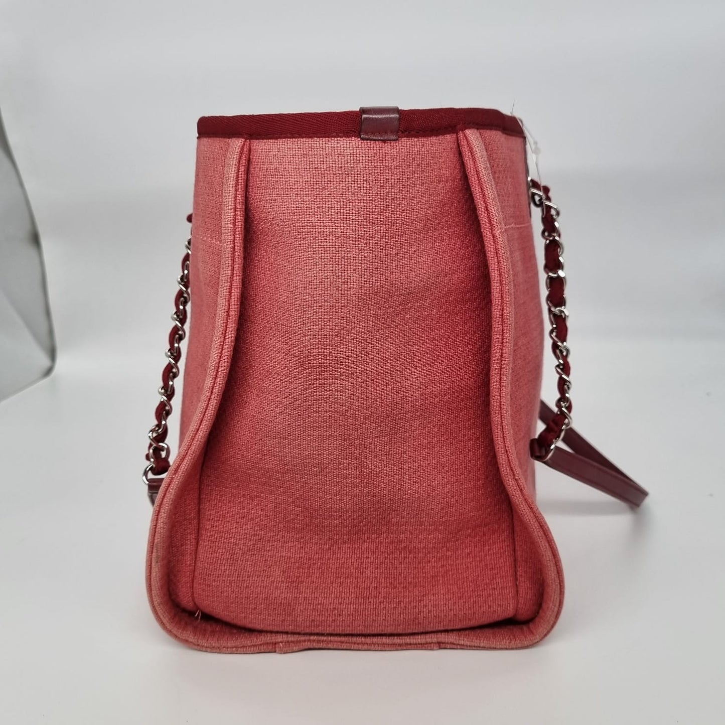 Chanel Deauville Canvas Red SHW #20