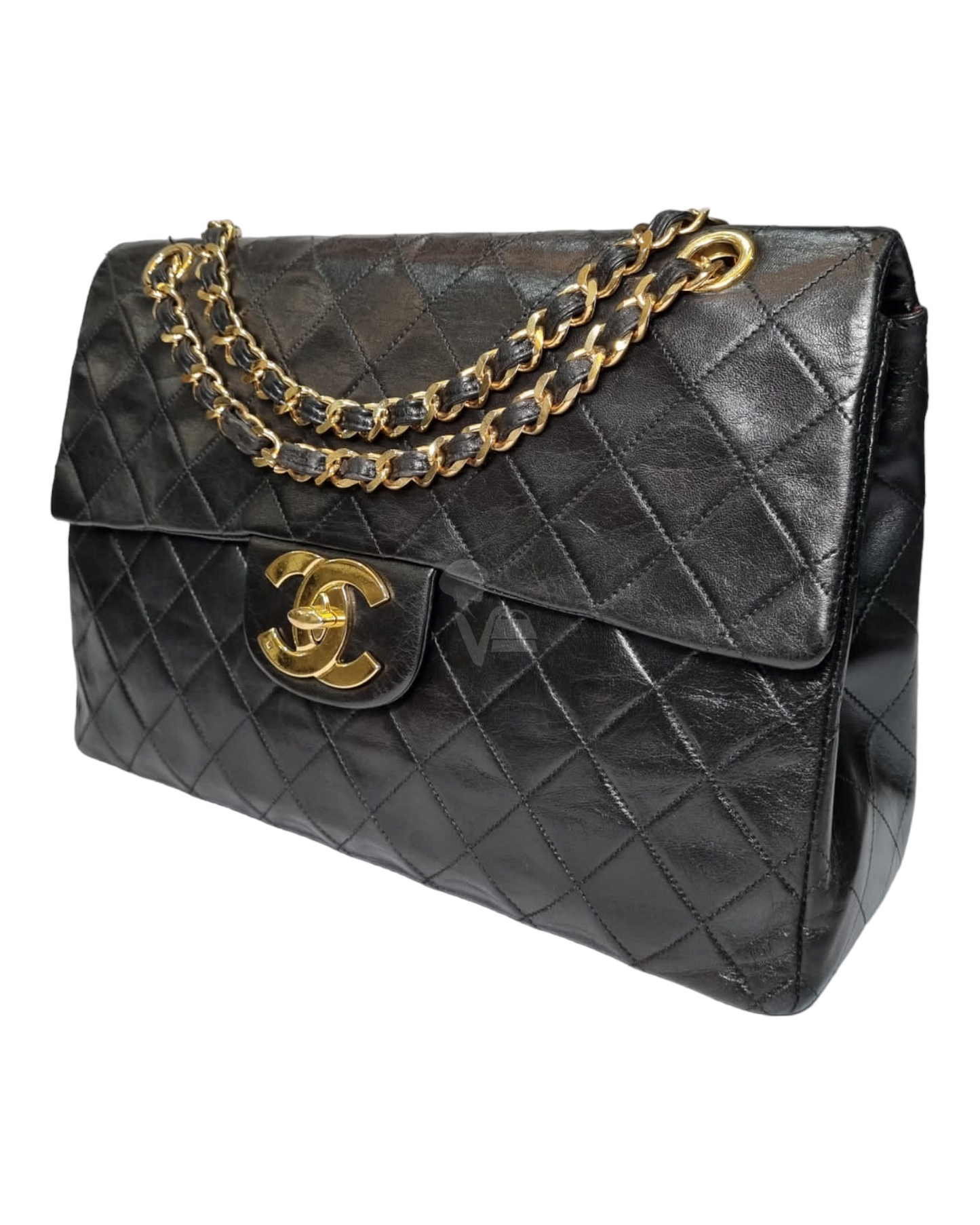 Chanel Maxi Vintage Flap Black #3