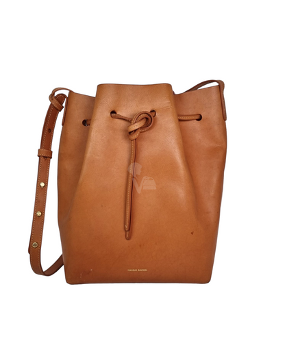 Mansur Gavriel Bucket Bag Tan Size 23x15x30