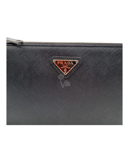 Prada Saffiano Leather Mini Bag Black 2021 Size 20x5x12