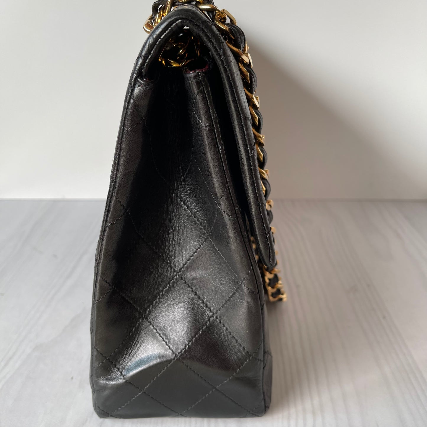 Chanel Maxi Vintage Flap Black #3