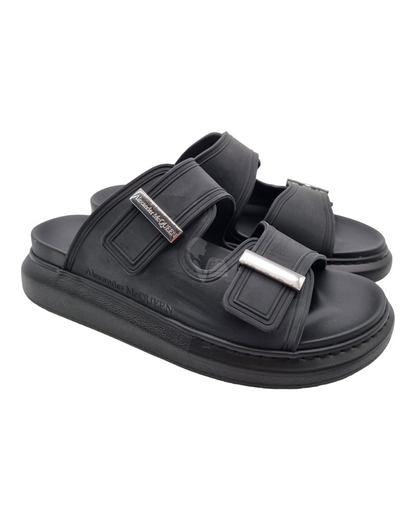 Alexander McQueen Sandal Rubber Birke Black