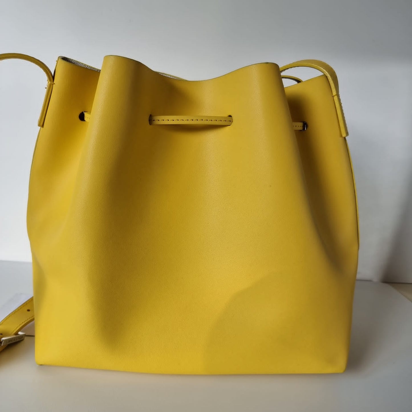 Lancaster Yellow Bucket Bag Size 24x13x24