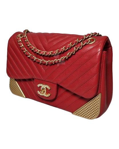 Chanel Rock The Corner Red GHW #25