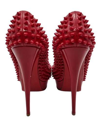 Christian Louboutin Heels Spike Red Size 39,5/25,5