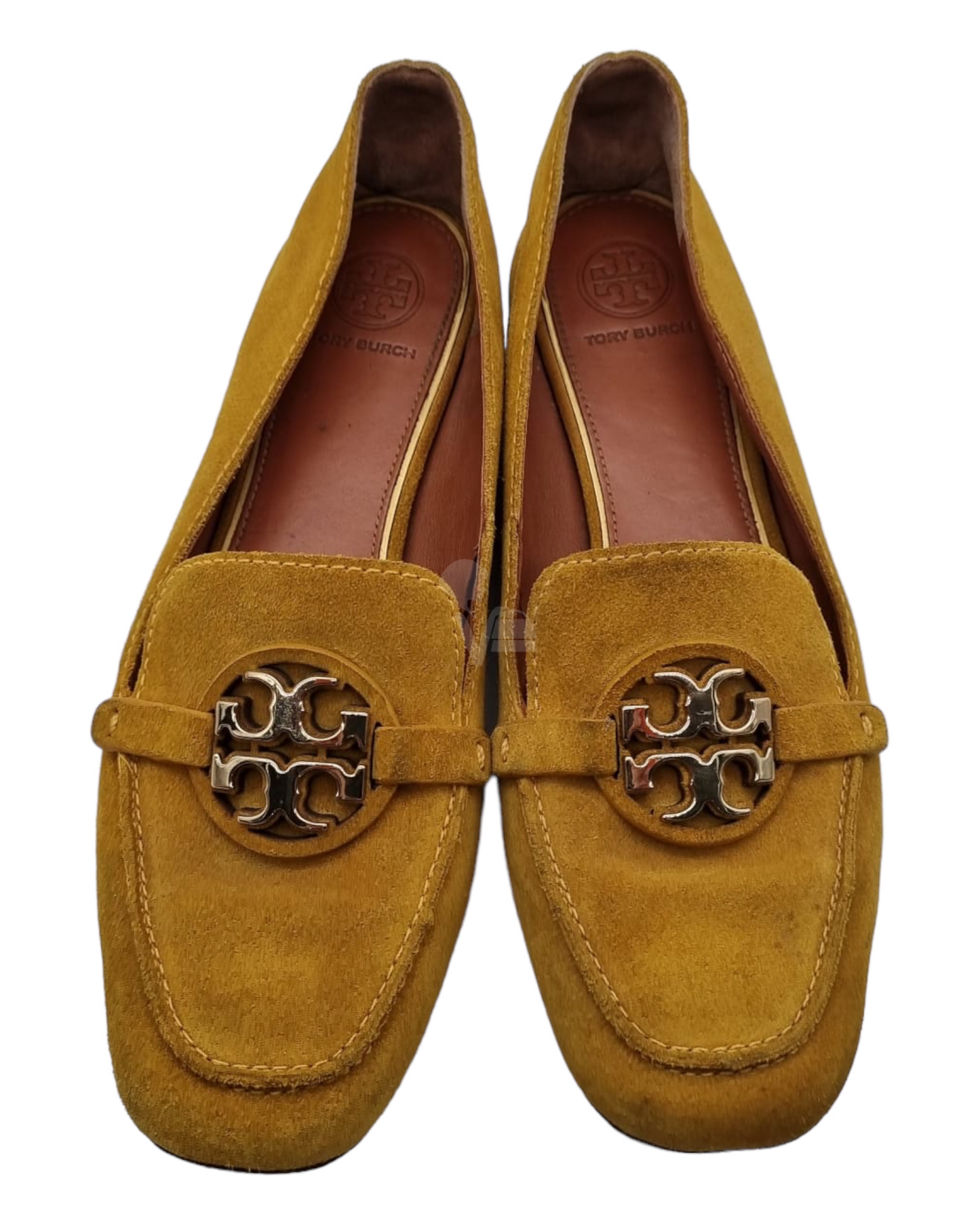 Tory Burch Metal Miller 15mm Loafer Suede Size 7M/24