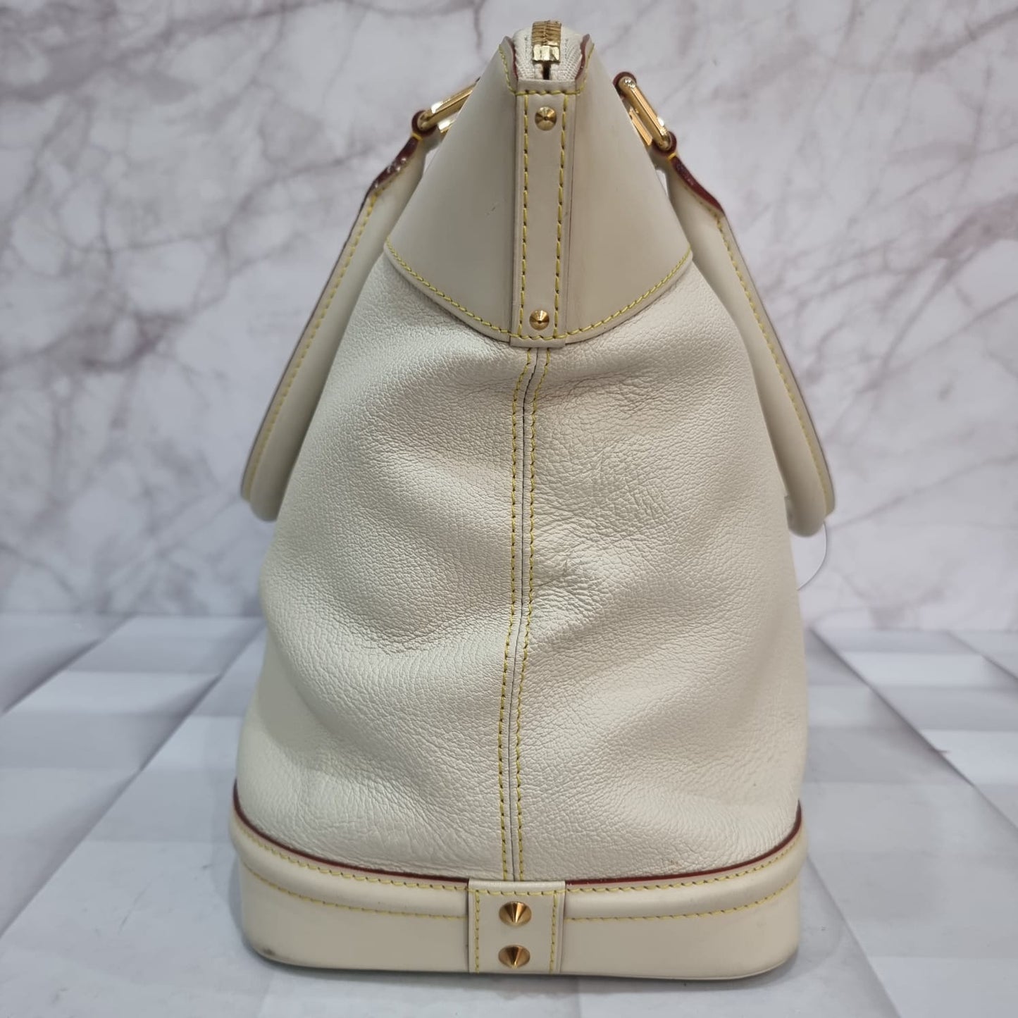 Louis Vuitton Suhali Lockit GM White 2006