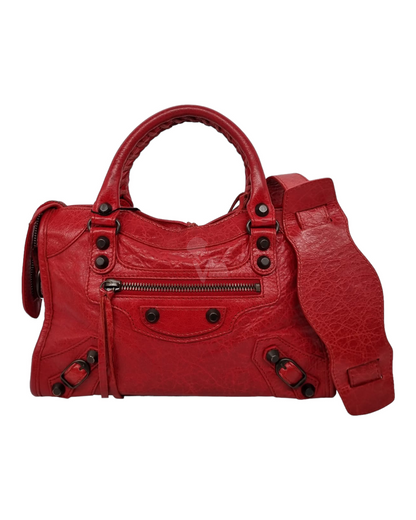 Balenciaga Mini City Red RHW #I 2013