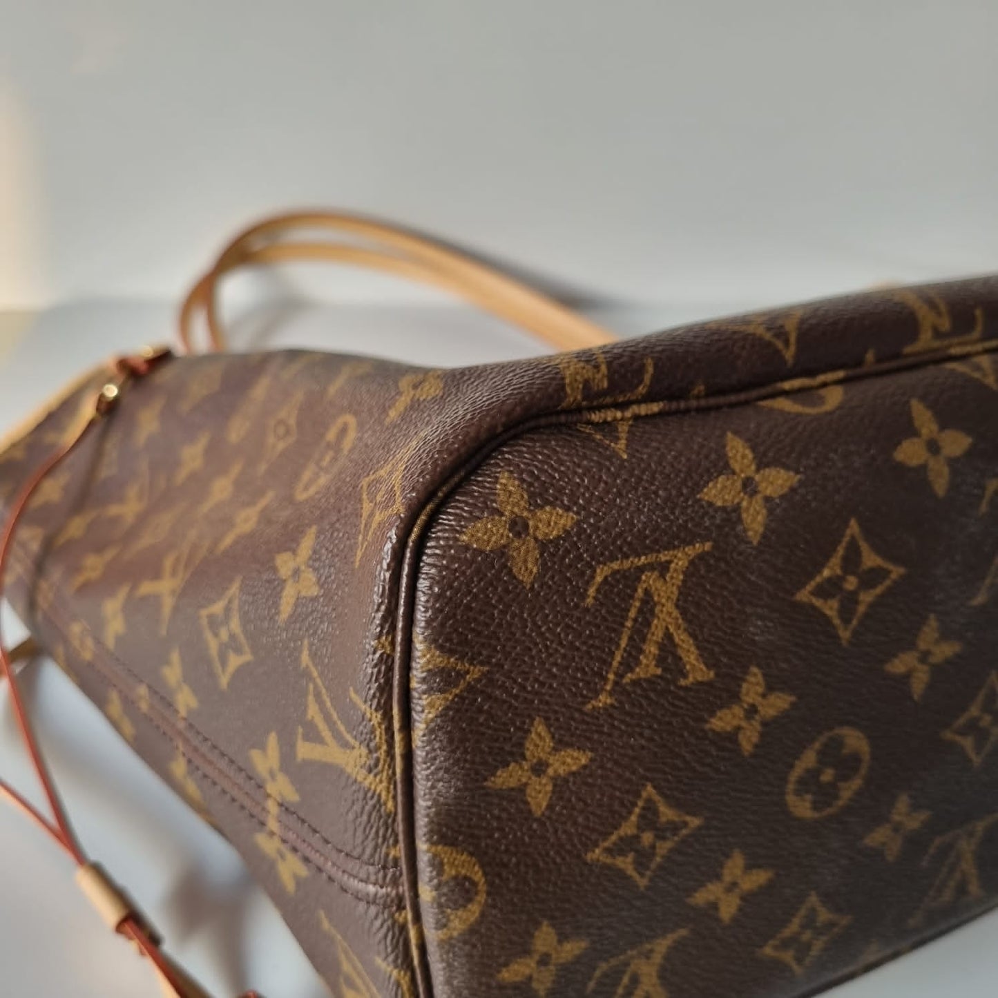 Louis Vuitton Neverfull MM Mono 2023 CHIP NBU Size 32x16x28