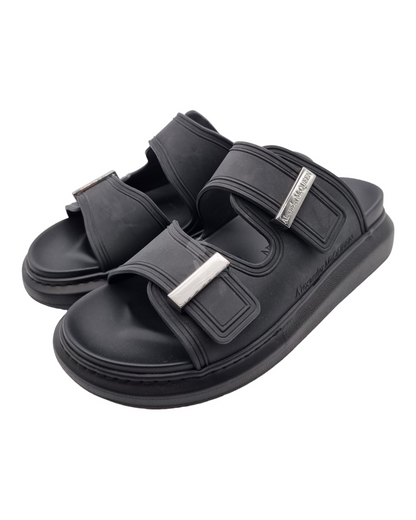 Alexander McQueen Sandal Rubber Birke Black