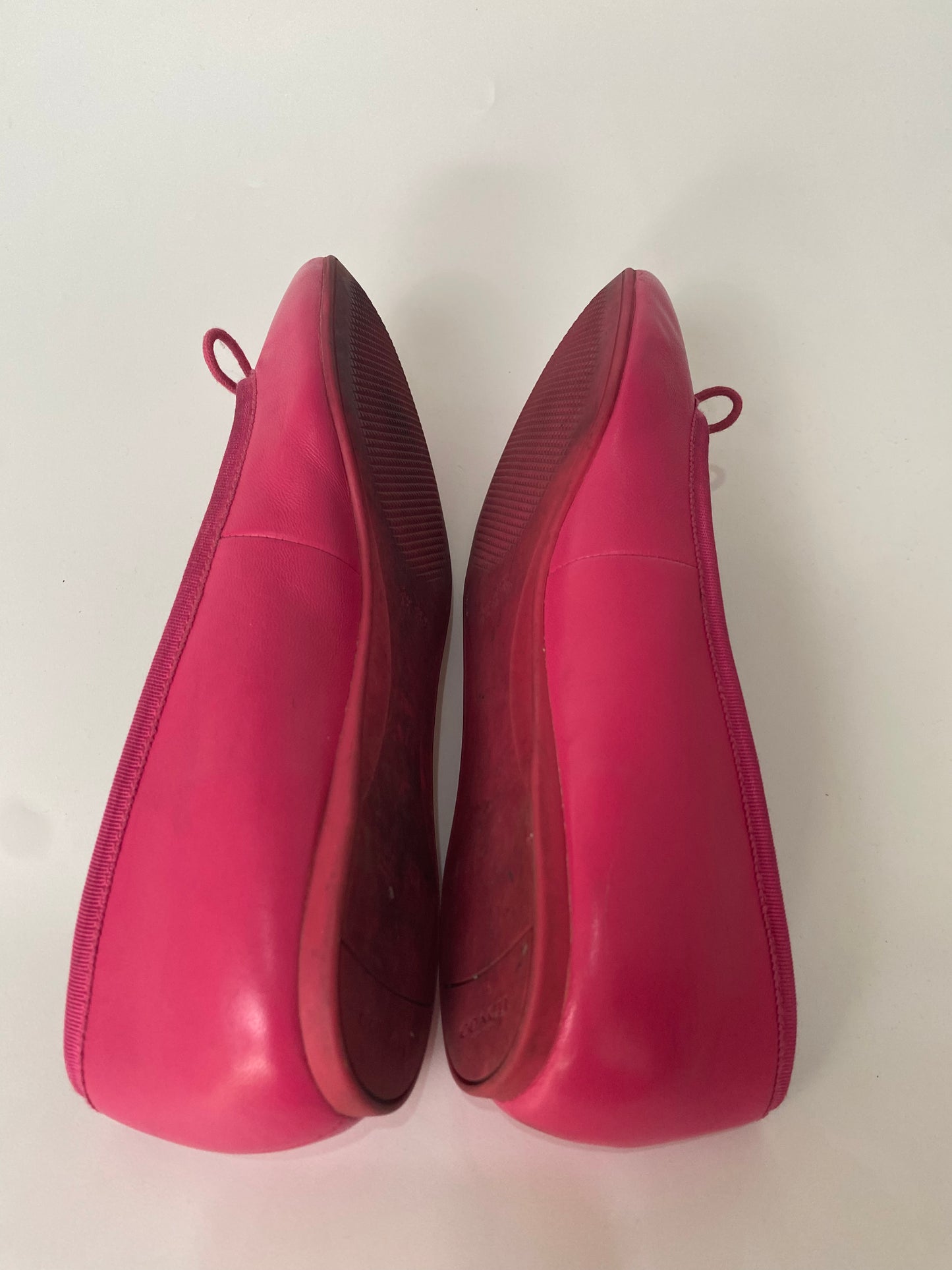 Coach Flat Shoes Fuchsia