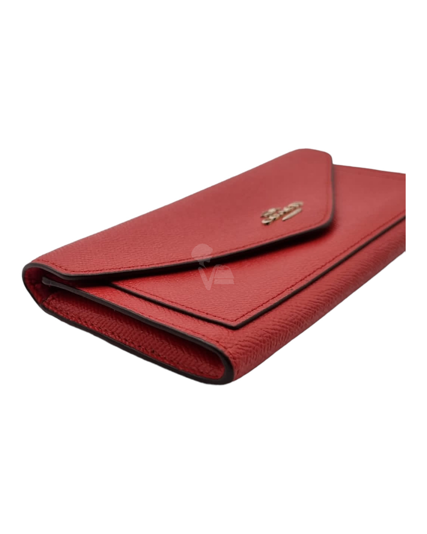 Coach Long Wallet Red Size 19x8