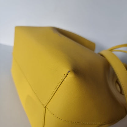 Lancaster Yellow Bucket Bag Size 24x13x24