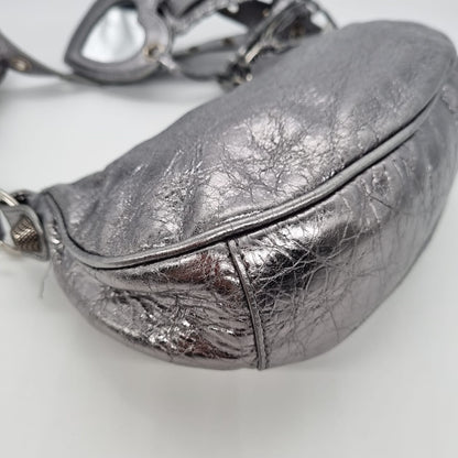 Balenciaga Le Cagole XS Silver Metallic SHW #R 2022