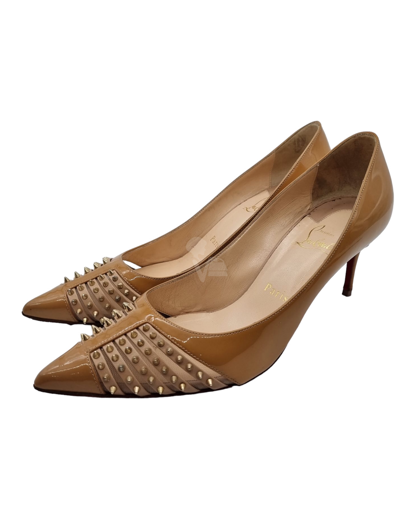 Christian Louboutin Bareta Patent Rete Size 38/25