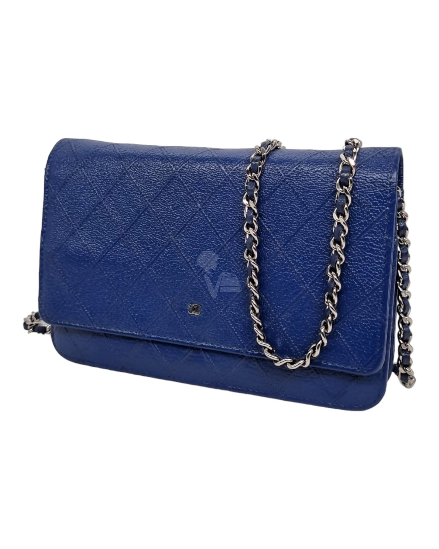 Chanel WOC Blue SHW #17 Size 19x14