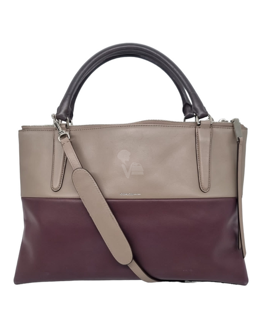 Coach Borough Leather Tricolor Tote Size 35x15x24