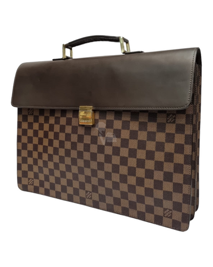 Louis Vuitton Altona GM Briefcase Damier Ebene 2002 Size 40x9x32