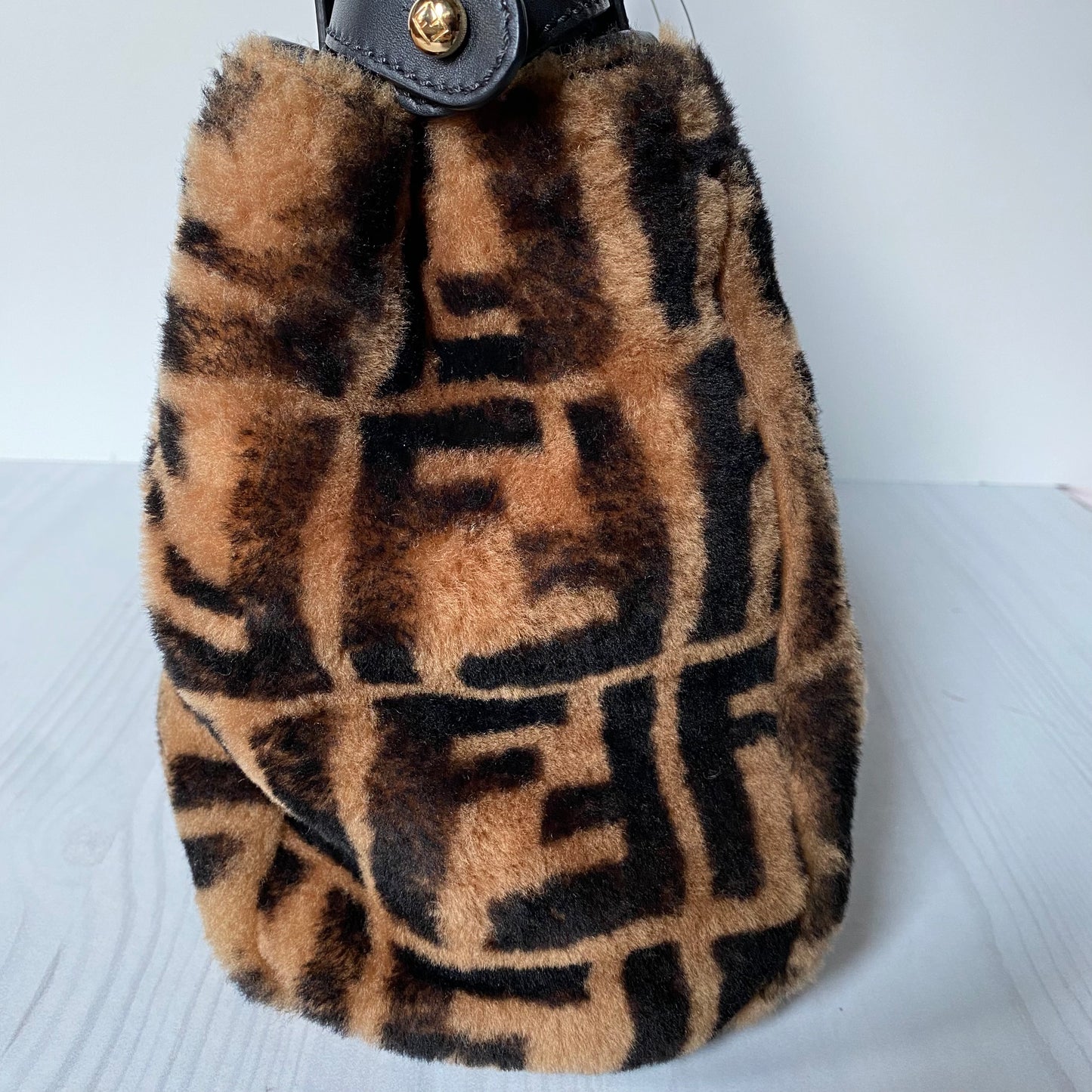 Fendi Peekaboo Regular Montone Macro 2019