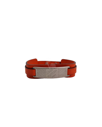 Louis Vuitton Press It Bracelet Orange Size 19