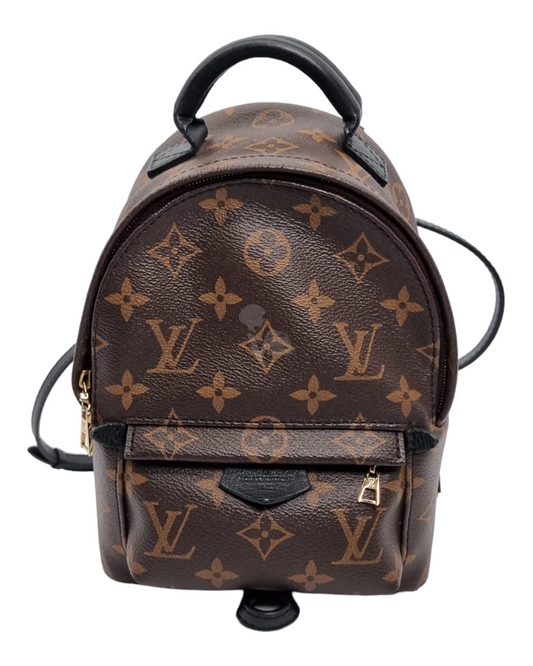 Louis Vuitton Palm Springs Mini Backpack Monogram 2016 Size 15x9x22