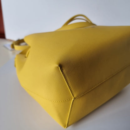 Lancaster Yellow Bucket Bag Size 24x13x24