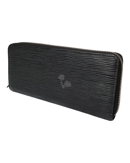 Louis Vuitton Long Wallet Epi Black 2016