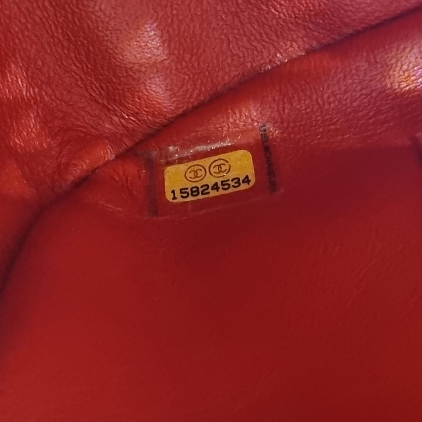 Chanel Camera Bowling Lamb Red Coral SHW #15