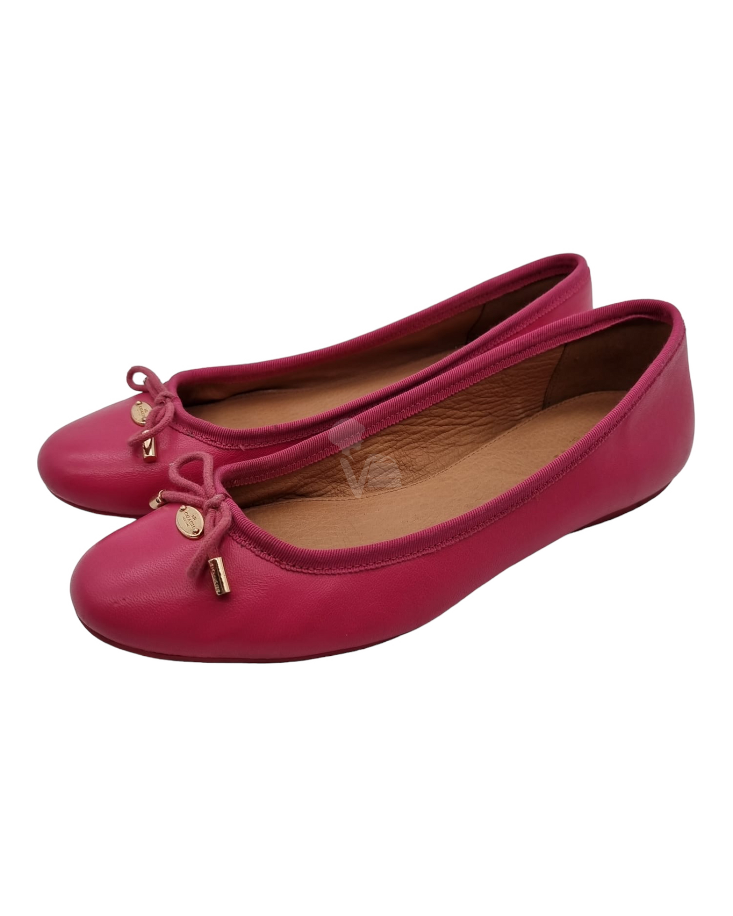 Coach Flat Shoes Fuchsia