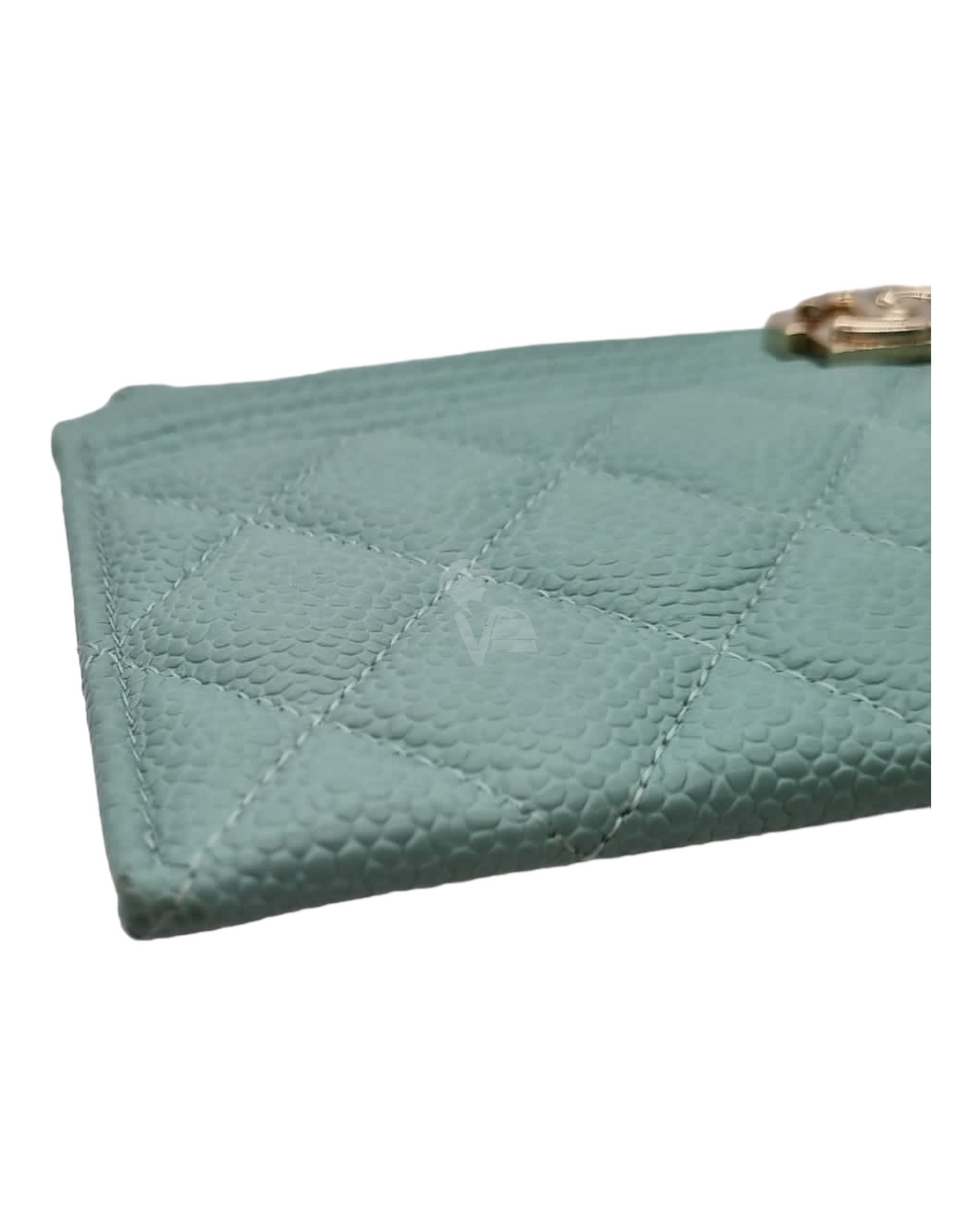 Chanel Mulfunction Wallet Turquois Caviar #29