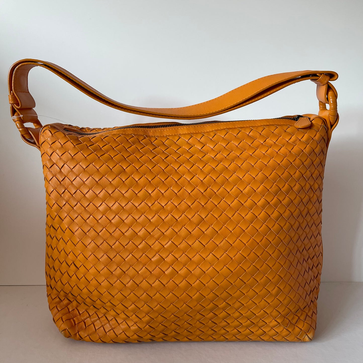 Bottega Veneta Trentino Hobo Bag Orange