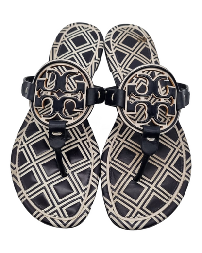 Tory Burch Metal Miller Sandal Size 7M/24