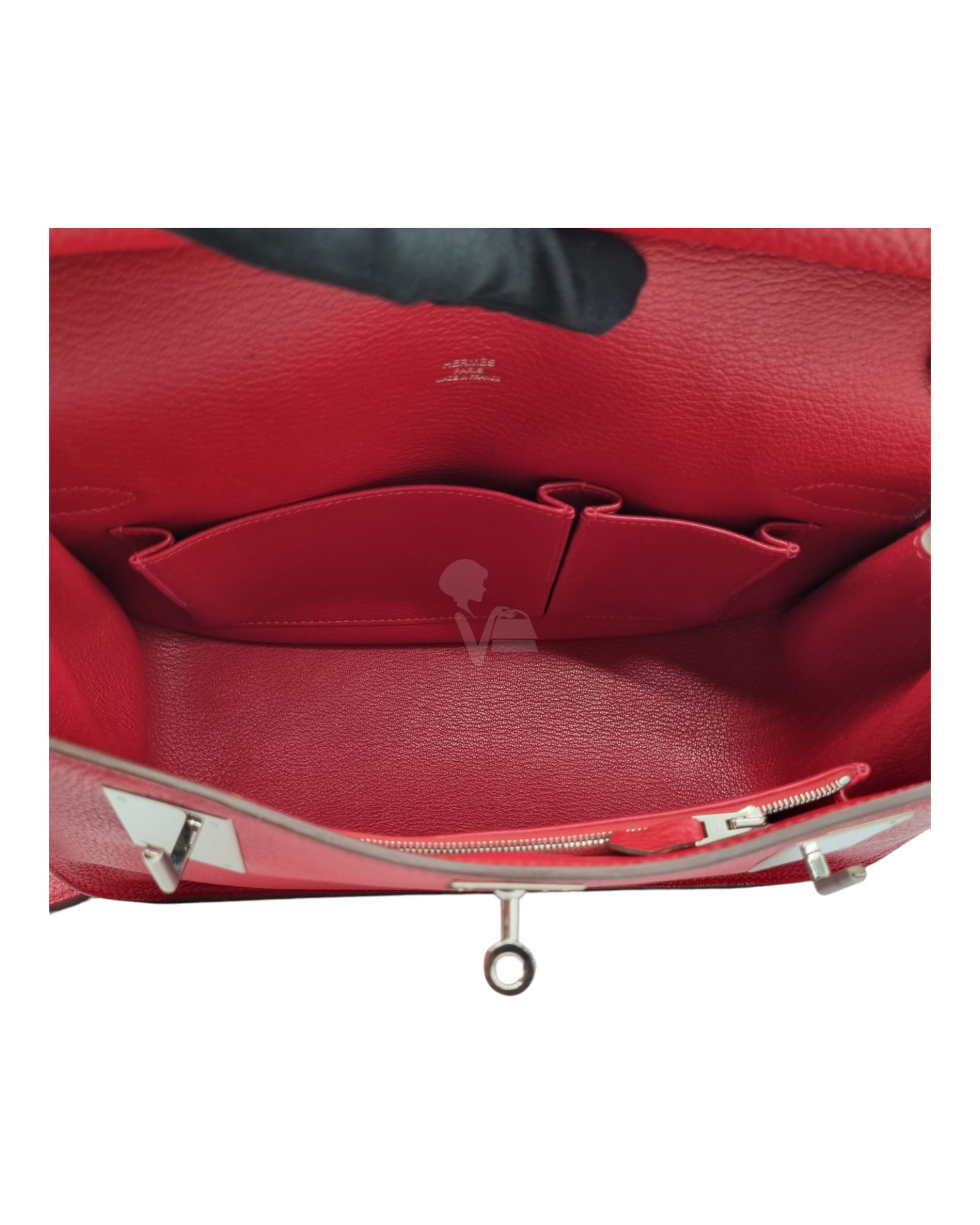 Hermes Jypsiere 28 Rouge Piment Clemence #P 2012 Size 28x12x23